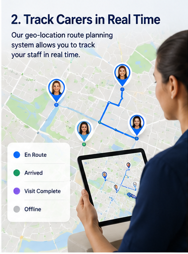 Track Carers in Real Time