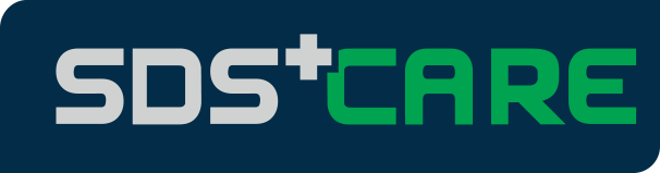 SDS Care logo, link to homepage