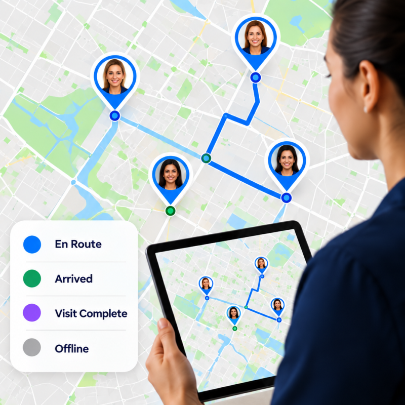 Track Carers in Real Time